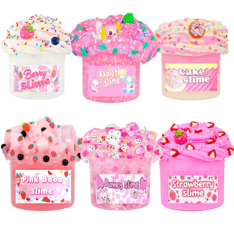 Slime Butter Slime Cloud Mud Fluffy Foaming Puff Glue Ramen Cotton Mud Slime Cross-Border Decompression Toy