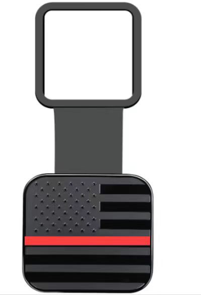 Transfronterizos accesorios de modificación de coche tapa remolque gancho polvo enchufe boca cuadrada cubierta protectora 2 pulgadas 51mm cubierta de tracción