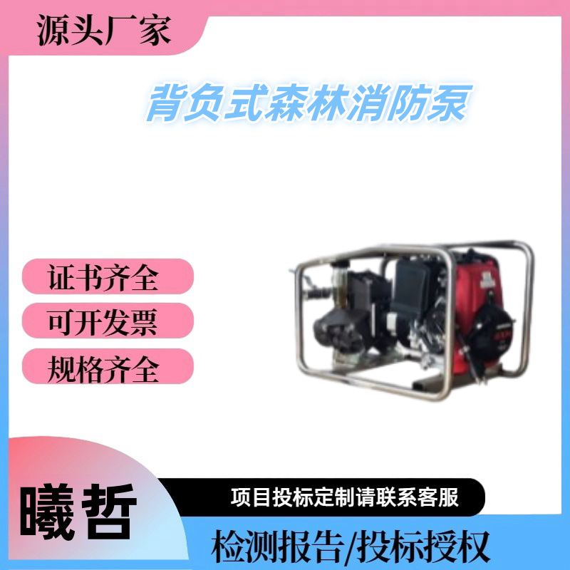 YPB3.5/3.5-S背负式森林消防高压泵大流量供水泵远距离输送稳压泵