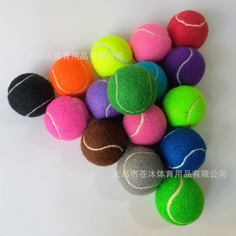 High Elastic Training Tennis Colorful Tennis Cutout Table Corner Tennis Display Props Tennis Pet Tennis Manufacturer Direct Sales