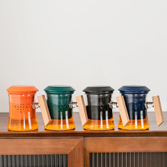 Couple's Mug Tea Cups Tea Mug Creative Ceramic Cups with Lid Office Filter Water Cup High-Endattractive Cups