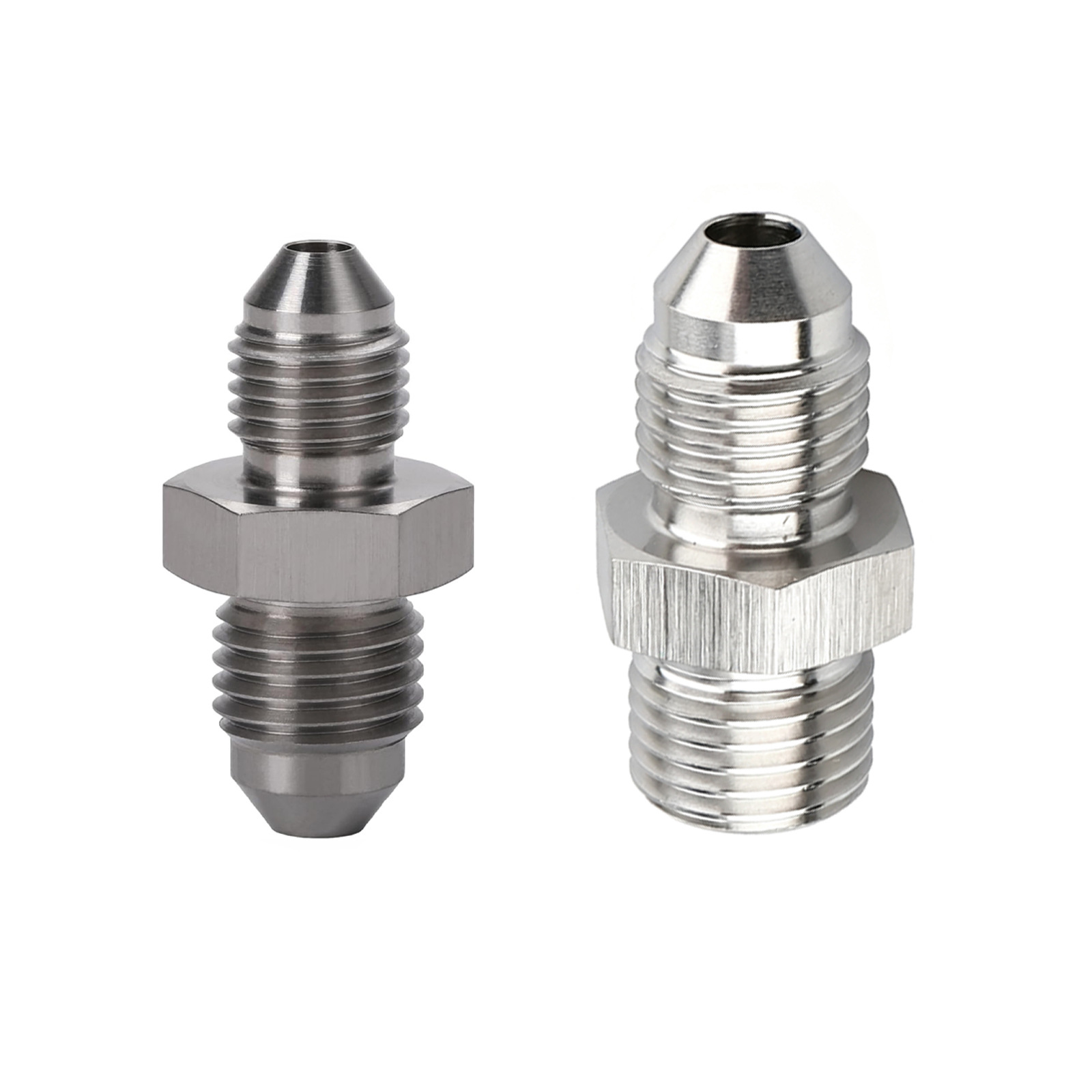 AN3 AN4 AN6 car modification brake oil pipe threaded connector stainless steel reducer screw adapter