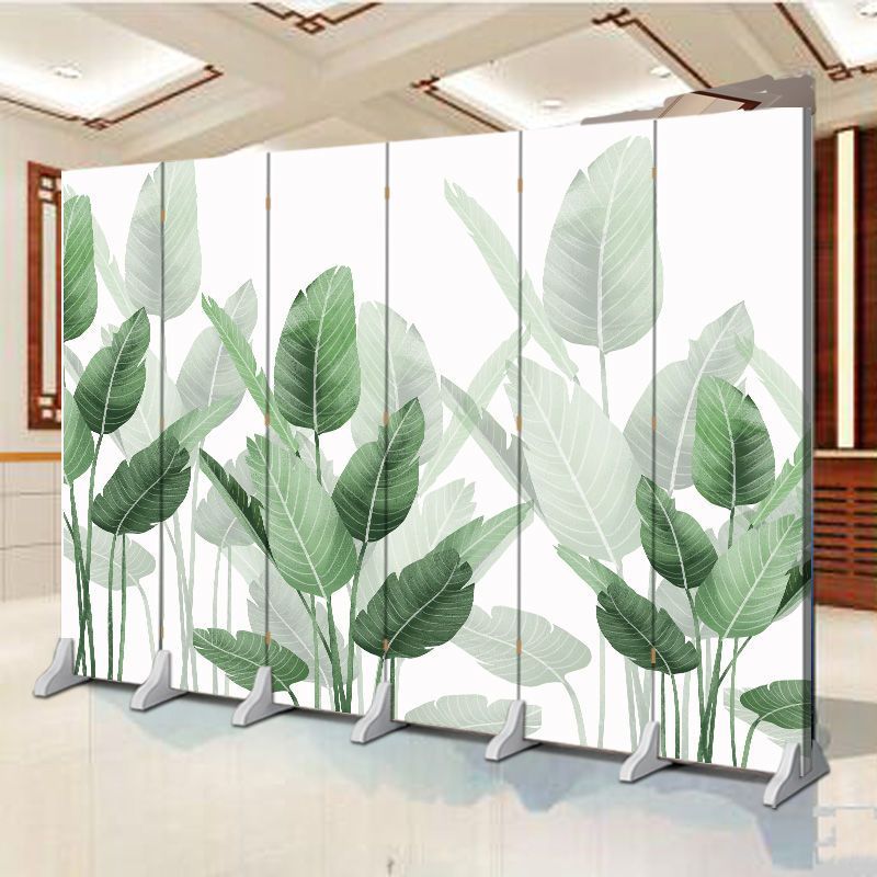 Nueva pantalla de estilo chino partición sala de estar cubierta sala de té decoración simple plegable móvil bambú doble cara pantalla plegable