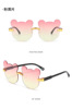 Children's sunglasses, fashionable glasses for boys, cartoon toy, flowered, 1 years, 2 years