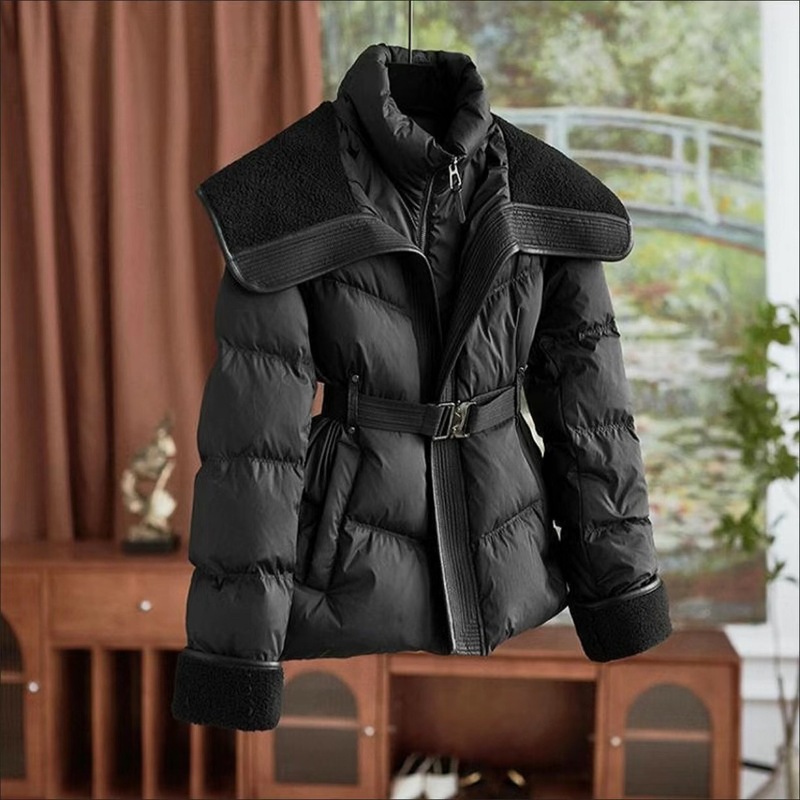小香风羽绒棉服女短款2025冬大玲子超好看小个子收腰显瘦加厚外套|undefined