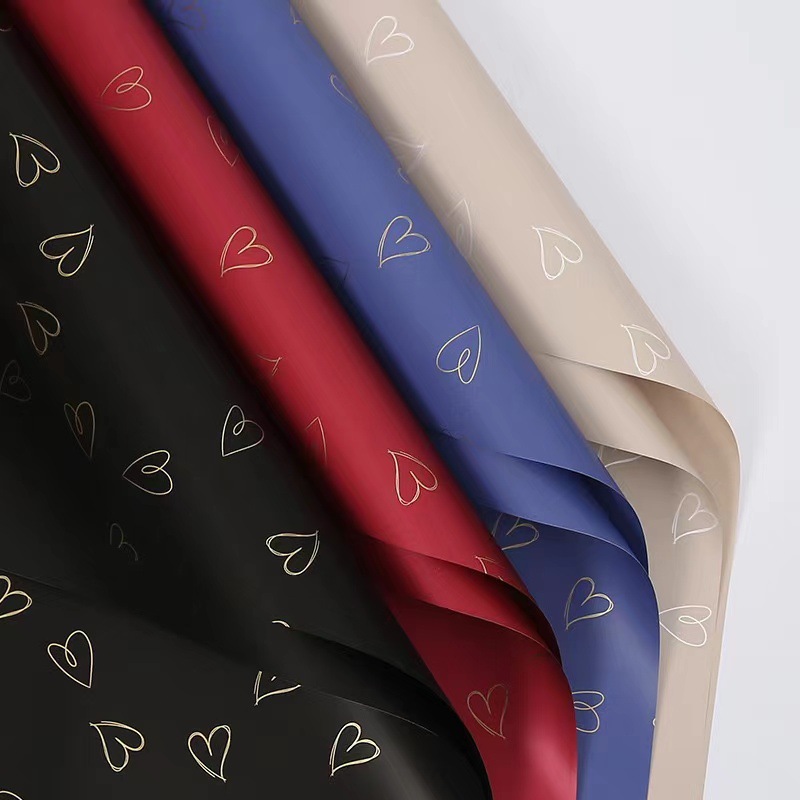 Lizhi Ran, amor impermeable, ramo, papel de embalaje, papel de embalaje, floristería, materiales de embalaje de flores