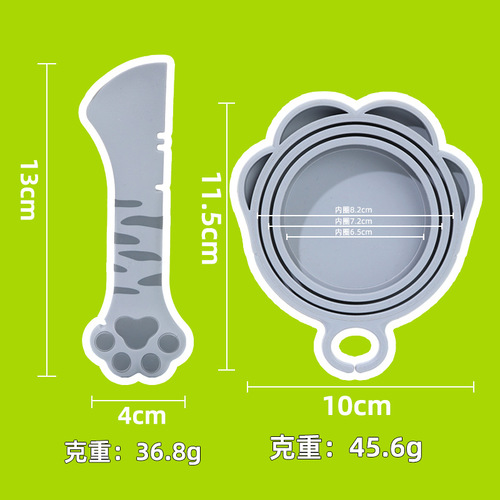 Cat Paw Can Opener Spoon Wet Food Cat Paw Stirring Spatula Pet Supplies Cross-border Wholesale