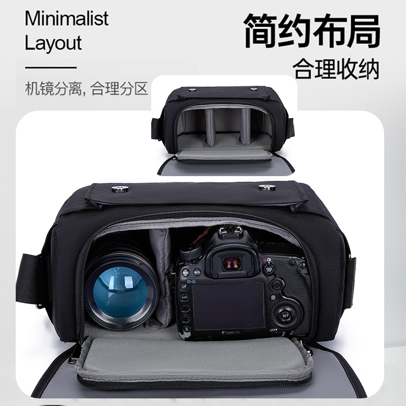 레트로 카메라 가방 캐논 카메라 가방 어깨 가방 마이크로 단일 카메라 가방 SLR 단일 어깨 휴대용 후지 카메라 가방