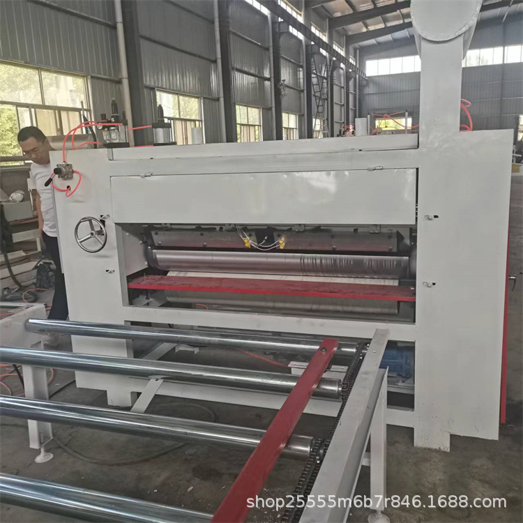 Hot melt adhesive flat sticking machine wood veneer high gloss titanium porcelain plate veneer machine aluminum plate acrylic sheet hot glue flat sticking machine