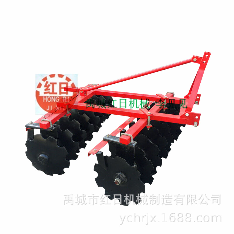 碎土圆盘耙 小拖拉机后挂圆盘耙 各种型号轻型圆盘耙 460直径耙片