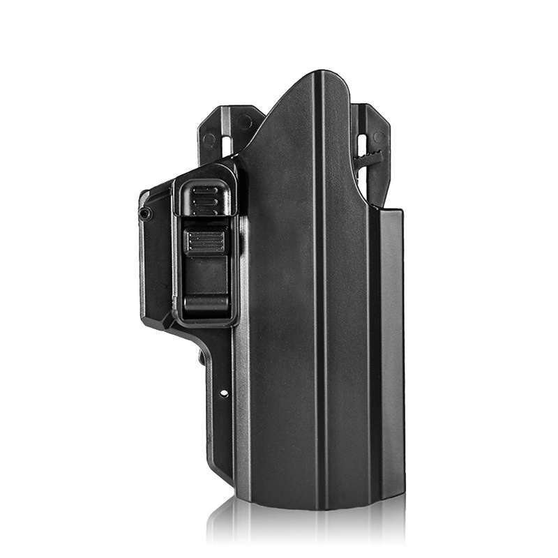 Foreign plastic steel 360-degree rotating IPSC holster leggings don't waist sinking tactics quick pull competition holster manufacturers
