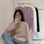 学生长袖印花四色t恤