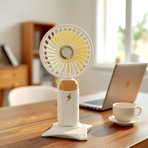 Pantalla digital transfronteriza, ventilador de cuello colgante de mano, aroma silencioso, carga usb, mini ventilador de mano de escritorio portátil