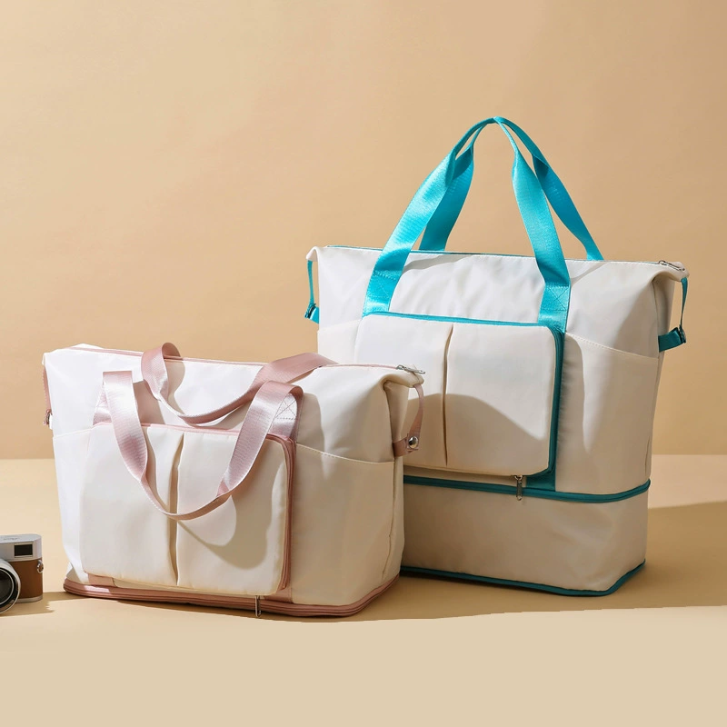 Foldable travel bag, capacious handheld set, storage bag, yoga clothing