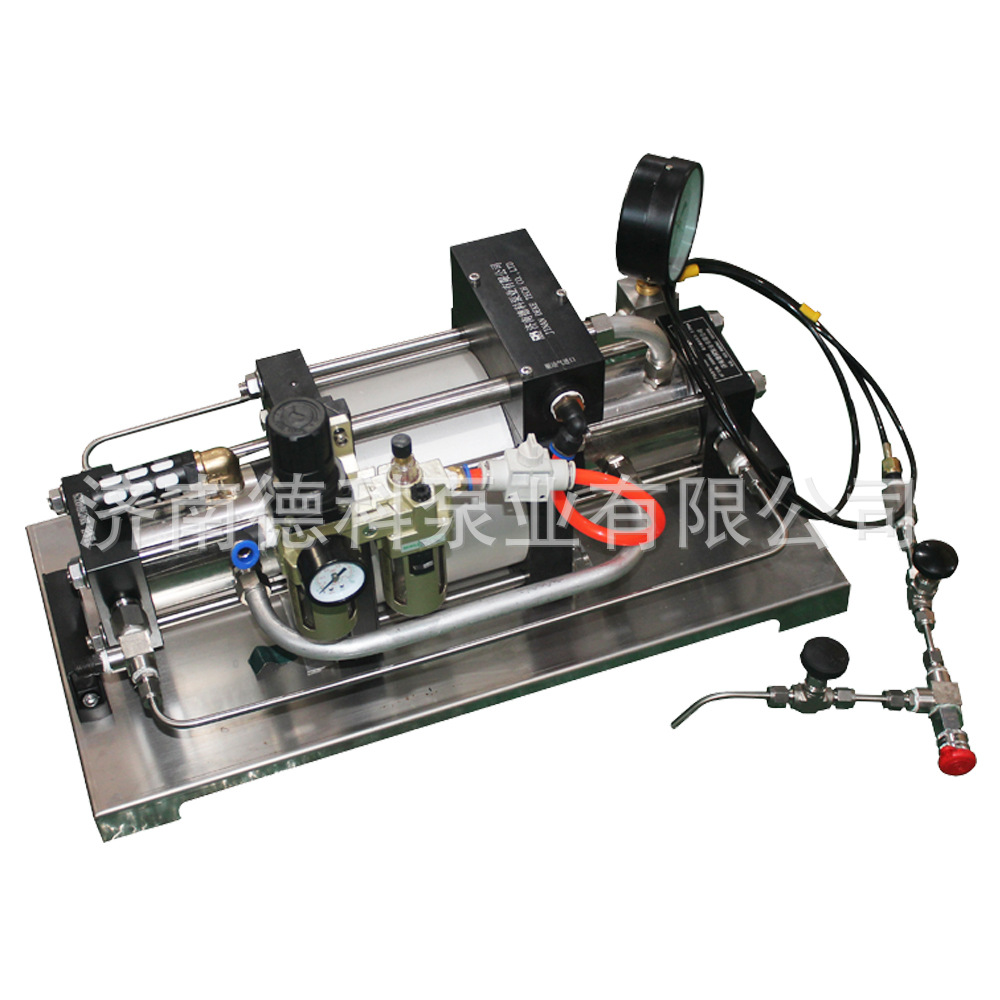 德科氮气弹簧充氮装置流量测试单元进口配件密闭性试验设备动力大