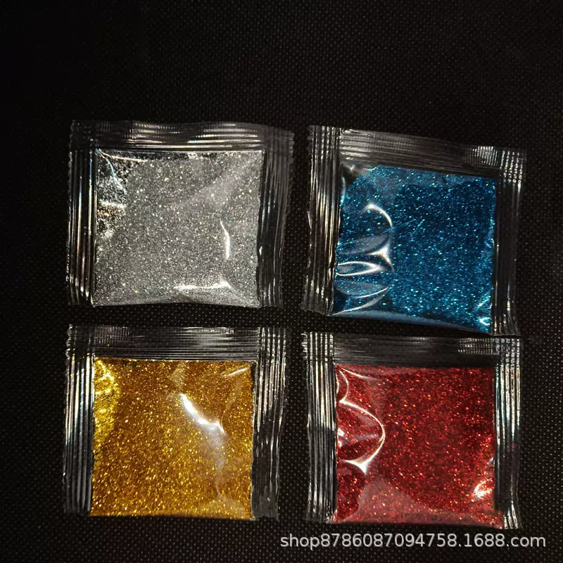 厂家供应金葱粉闪粉1-100克袋装金葱粉 小袋包装金粉闪粉亮片