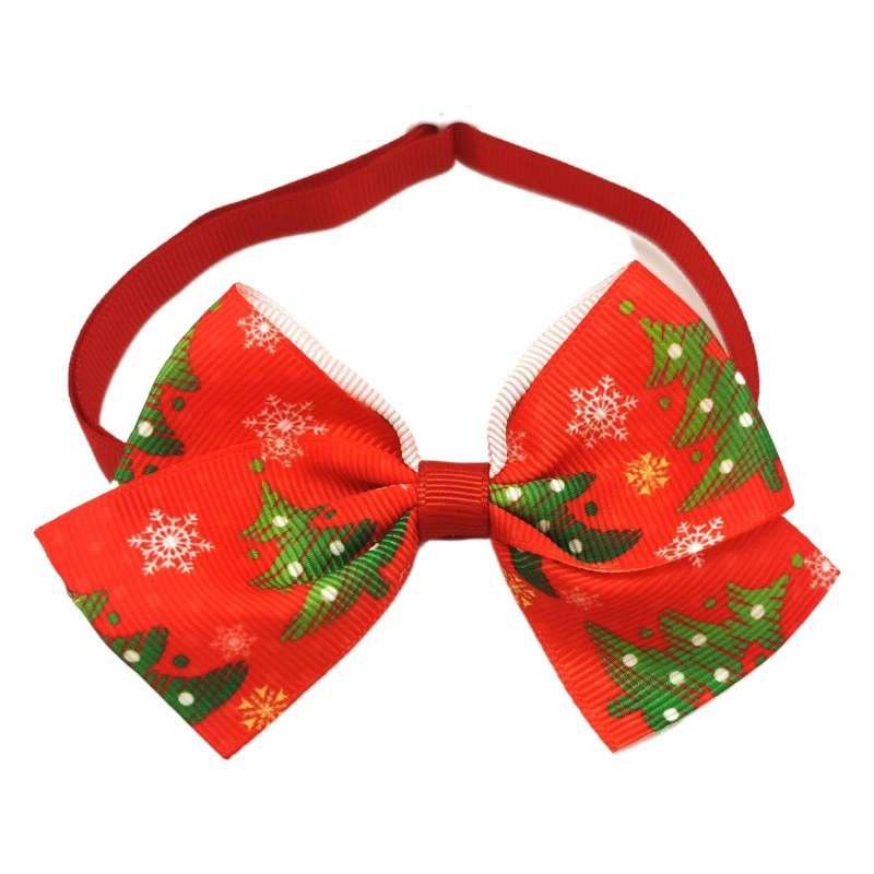 Новый Рождественский ПЭТ галстук-бабочка бантом ПЭТ галстук котенок щенок галстук Рождественский галстук-бабочка в наличии