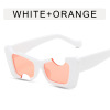 Tide, sunglasses, trend glasses solar-powered hip-hop style, cat's eye, 2023 collection, European style