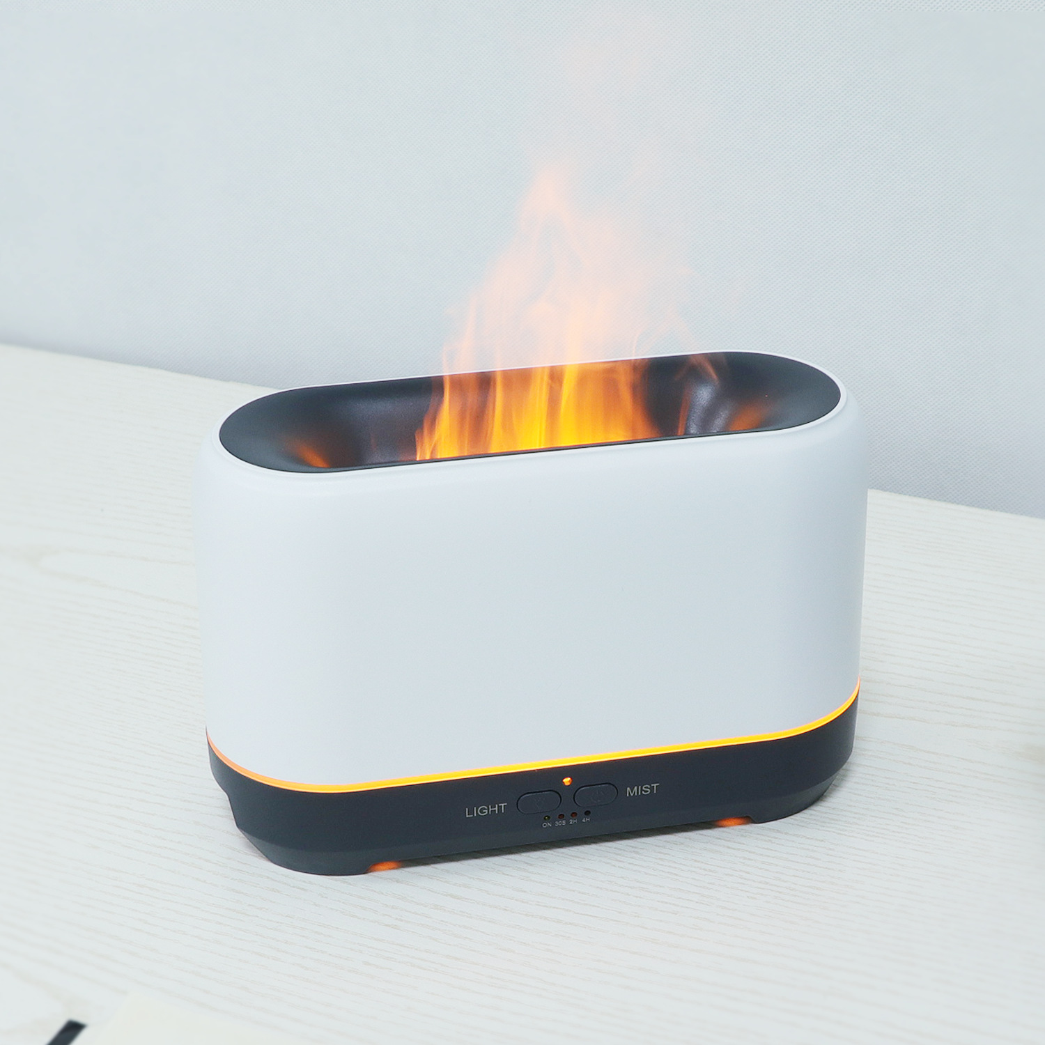 Humidificador de llama de simulación 3D aceite esencial máquina de aroma 5V fuente de humidificador de aroma doméstico fabricante de comercio electrónico transfronterizo