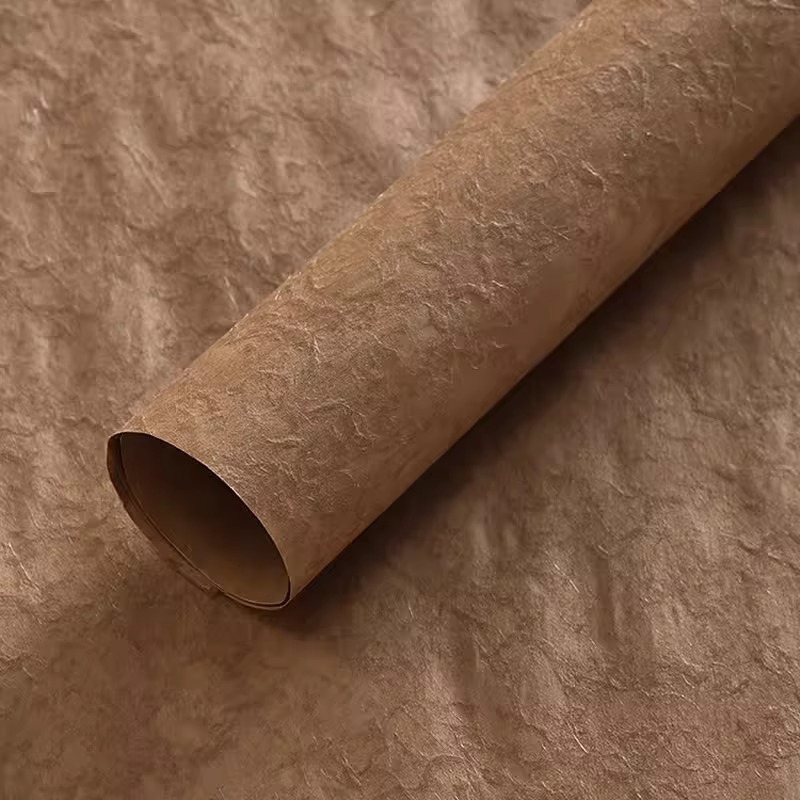 Papel de embalaje de flores teñidas de hierba amor eterno serie de paquetes de flores sólidas textura de papel Dongba floral papel de embalaje de flores