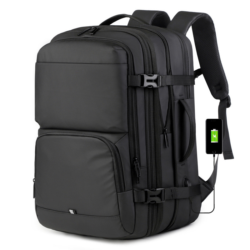 Gift Commuter Backpack Wrap Film Backpack Advanced Sense Business Computer Bag Expandable Large Capacity Backpack