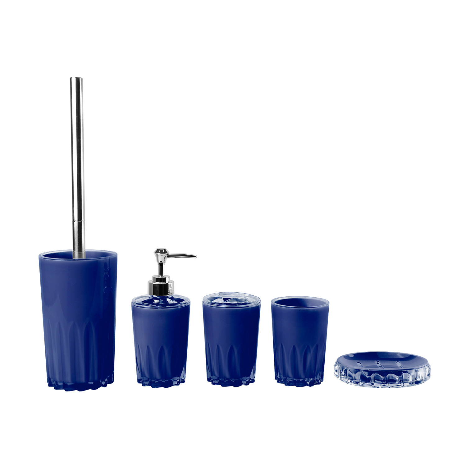 Cuarto de baño de plástico de cinco piezas conjunto de fábrica al por mayor cuarto de baño de lavado de cinco piezas conjunto hogar enjuague bucal cepillo de dientes taza de cinco piezas