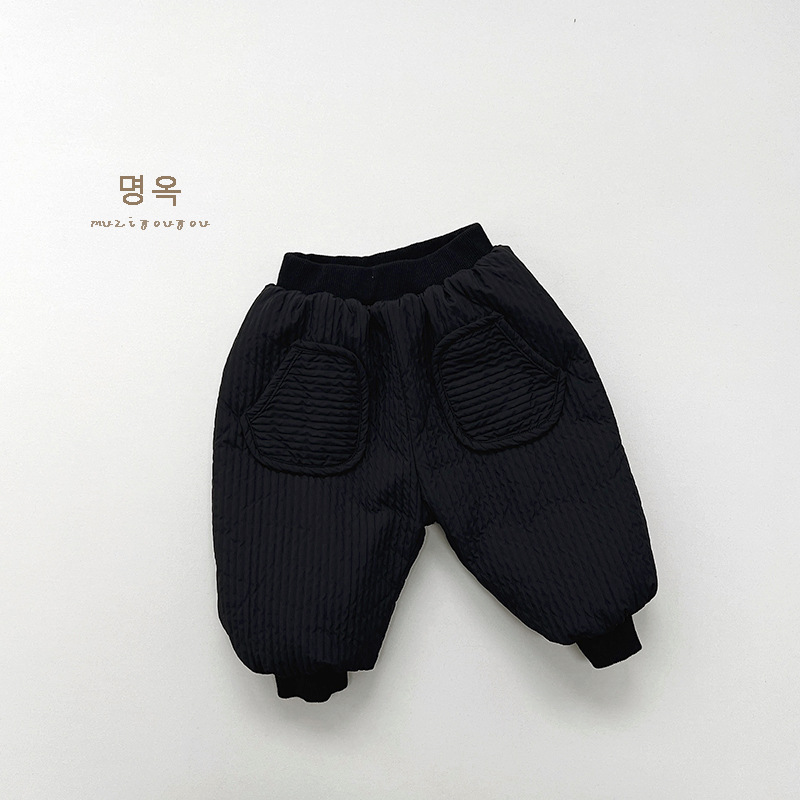 Simple Style Solid Color Polyester Boys Pants display picture 2