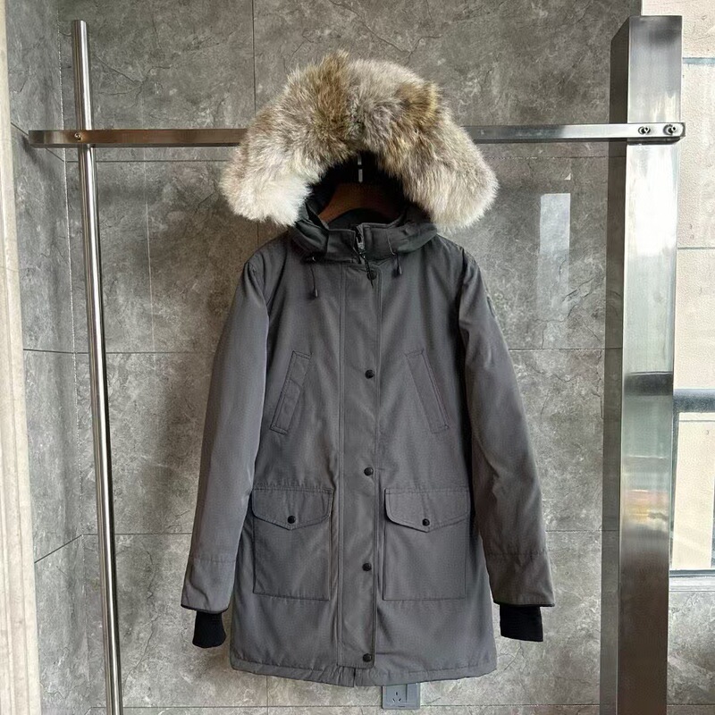 大鹅羽绒服07款女6660LABiggoosedownjacketTrlliumParka英伦风|undefined