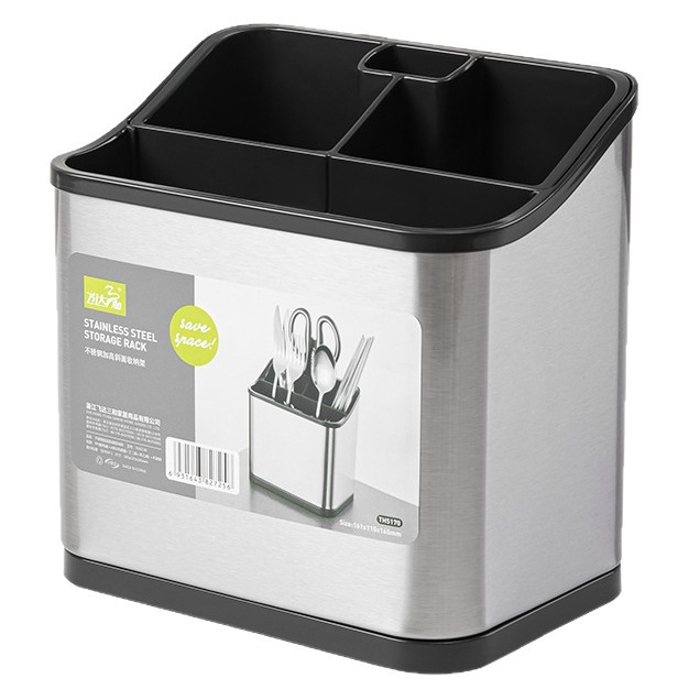 acero inoxidable cuchara de estante de almacenamiento multifuncional para el hogar en una cocina cuchara de cubierta cubierta palillos jaula transfronteriza image 5