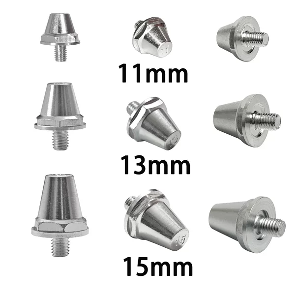Factory direct sales, popular cross-border soccer cleats with aluminum studs, available in 11MM, 13MM, and 15MM sizes, and in multiple colors. Soccer equipment