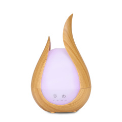 新しい木目エアコンルーム加湿アロママシンかわいい家庭用アロマアトマイザーオフィスデスクトップ超音波加湿器