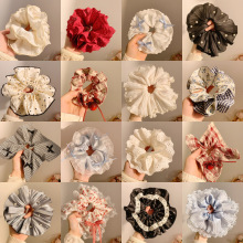 韩式甜美少女蝴蝶结大肠发圈儿童扎发大号头花丸子头马尾发绳头饰