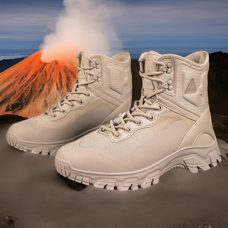 Ventas directas de fábrica Botas del desierto al aire libre Botas militares de fuerzas especiales de gran tamaño transfronterizas para hombres