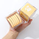 Cotton Candy Air Cushion Butter Biscuit Powder Puff Storage Box Acrylic Box Empty Box Square Transparent PS Plastic Box