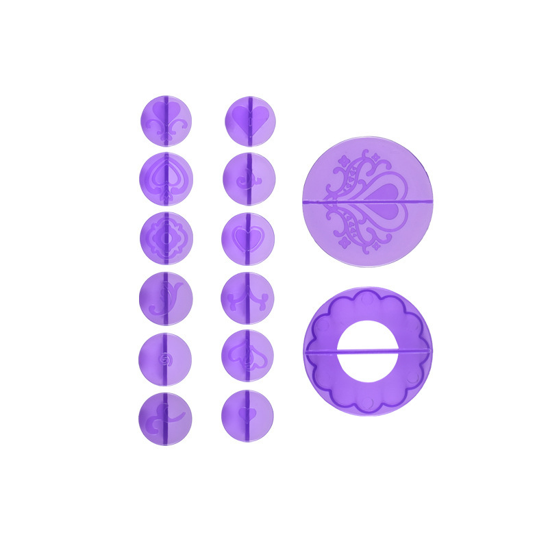 Molde para decoración de pasteles con diseño de tazas de fondant con temática de amor, juego de herramientas para hornear, listo para entrega, creativo, para bricolaje