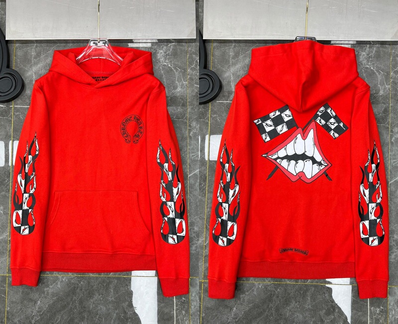 25ss正确版Chrome Hearts 克罗伈十字架连帽卫衣百搭潮流时尚批发|undefined