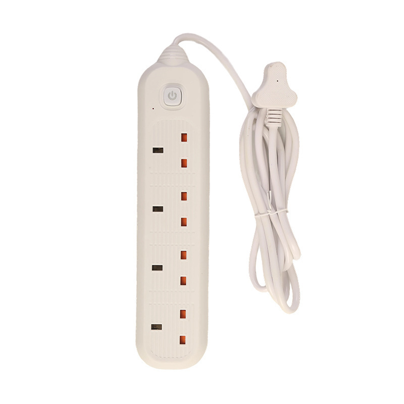 Seguridad doméstica enchufe protector de seguridad eléctrica doméstica tarjeta de succión de doble arma 4 12 agujeros carcasa blanca