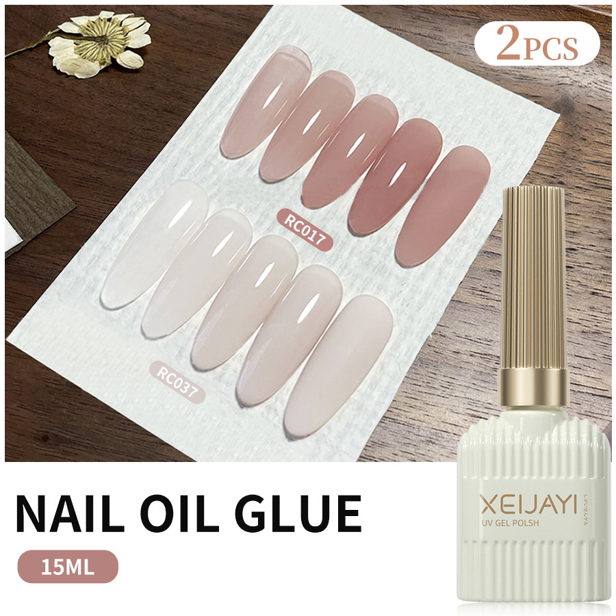 New Popular Nail Art Nail Glue Ice Wine Red Plum Color New Phototherapy Lasting No-Wash Glue for Nail Art Shop