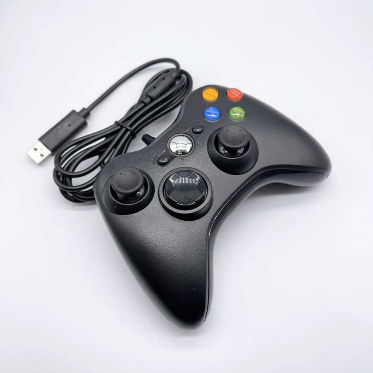 Manufacturer's spot USB 360 wired handle line length 1.8m PC computer game handle 360 handle 360 handle