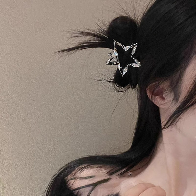 Viento frío correa de arco clip de agarre para mujeres 2025 nuevo estilo de alta calidad clip de tiburón tocado temperamento clip de pelo