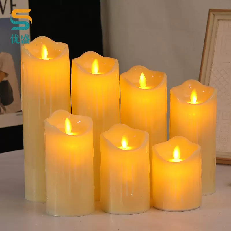 厂家直销 跨境遥控仿真摇摆电子蜡烛LED蜡烛灯圣诞节婚庆派对蜡烛