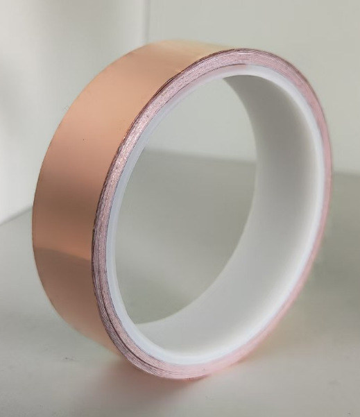 Cinta de lámina de cobre conductora de una cara autoadhesiva, protección resistente a altas temperaturas, cinta de lámina de cobre de doble guía, cinta anti-caracol para macetas transfronterizas