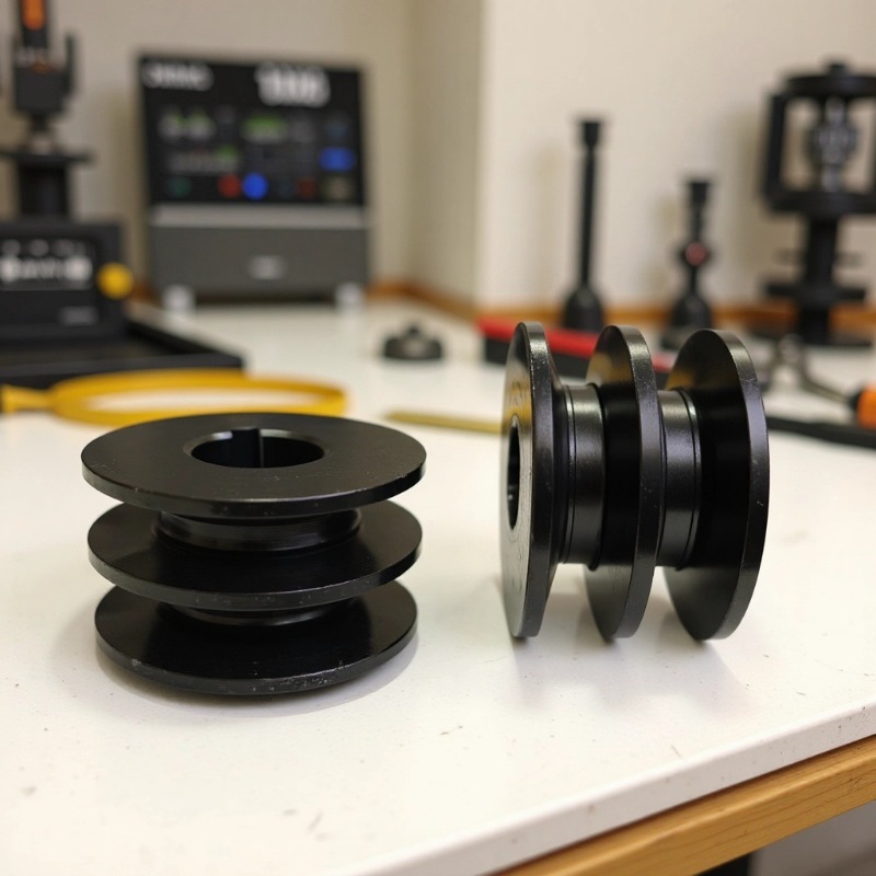 汽油微耕机皮带轮双槽花键平键 168F170F 500/8/900型 A型皮带轮