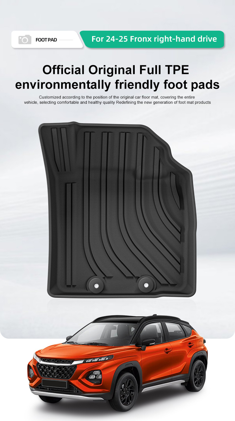 Suitable for 24-25 Model Suzuki Fronx Car Floor Mats, Custom-Fit Car Mats, Full Tpe Trunk Mat, Cross-Border