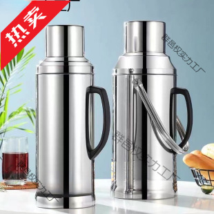 304 Stainless Steel Thermos Household Thermos Thermos Commercial Glass Liner Thermos Old-Fashioned Boiling Water Bottle