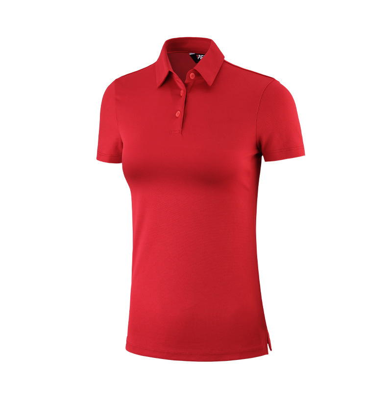 Áo thun golf nữ ngắn tay thể thao thoáng khí — YF442-màu xanh đậm, YF442-màu đỏ, YF444-màu đỏ hoa hồng, YF442-Đen chi tiết 23
