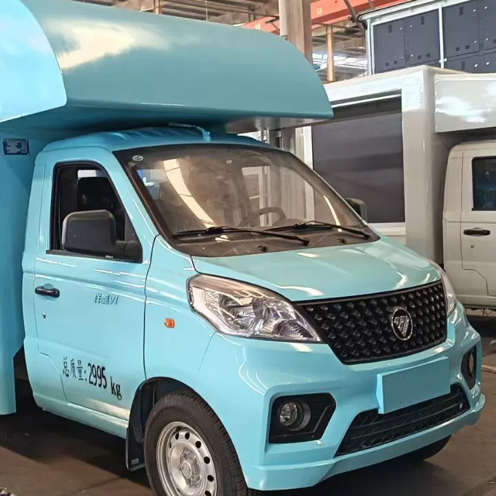 国六新款质保三年江淮格尔发7.6米商演舞台车表演车演出车