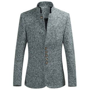 Men's collar casual professional suit slim groom wedding dress e-commerce base A056-9801P75