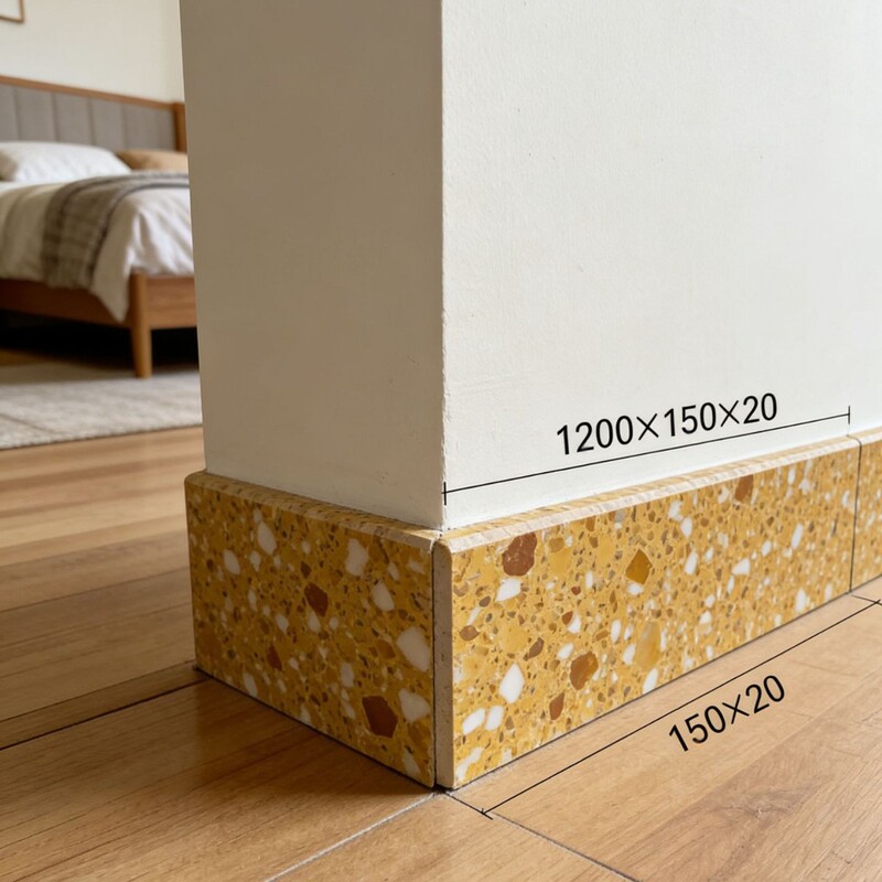 Prefabricated Full-Body Terrazzo Skirting Board, Finished Corner Tile Board, Wall Corner Tile Board Prefabricated Full-Body Terrazzo Skirting Board, Finished Corner Tile Board, Wall Corner Tile Board