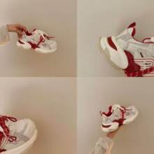 真皮女鞋白日焰火2026春季新款休闲厚底百搭美式达米奥小驴老爹鞋